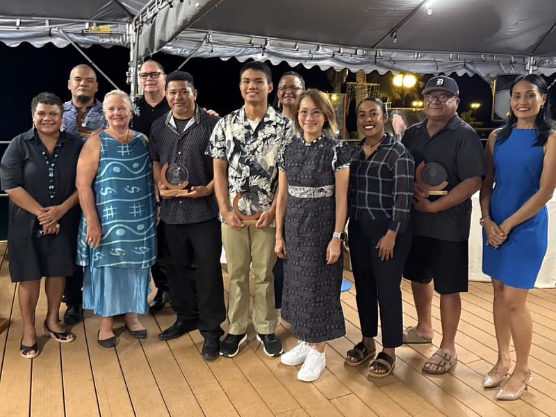 中華民國（台灣）駐帛琉大使黎倩儀於11月20日應邀出席帛琉國家奧林匹克委員會（PNOC）舉辦的「第20屆雙年運動獎頒獎晚宴」。