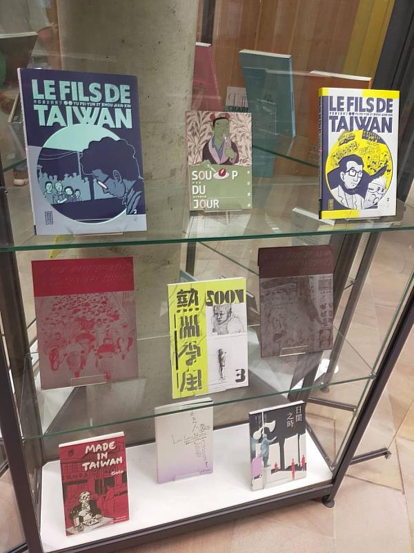 臺灣漫畫家聯展漫畫家作品（巴文中心提供）