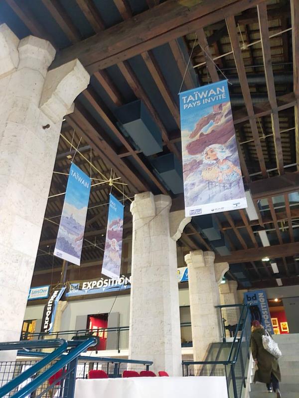 文化部與布洛瓦漫畫之家合作舉辦臺灣漫畫家聯展（巴文中心提供）