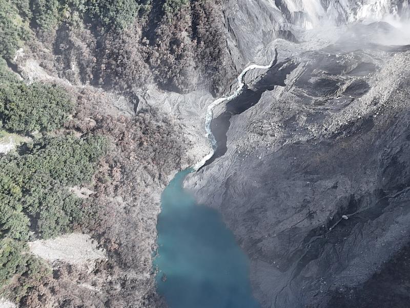 114年11月22日馬太鞍溪堰塞湖空拍