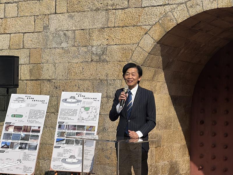 臺南市副市長葉澤山蒞臨致詞