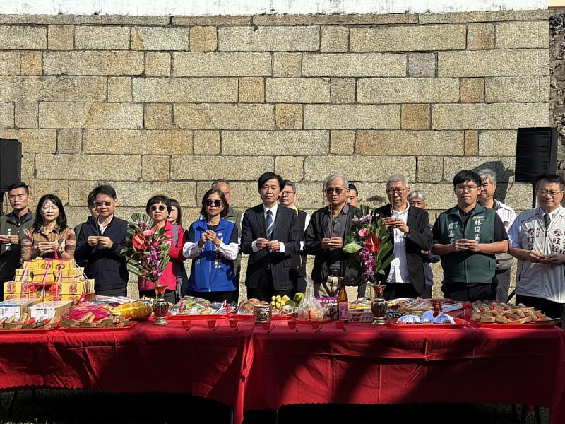 國定古蹟臺灣府城大東門及大南門修復工程開工典禮