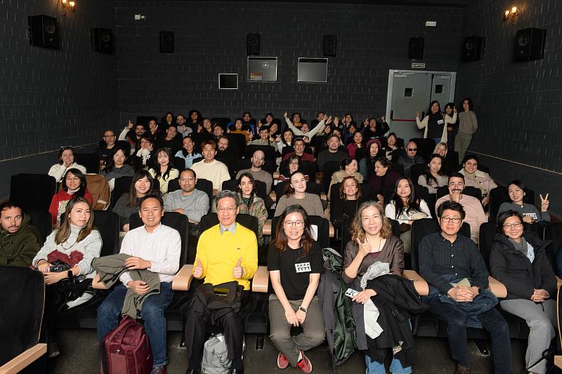 放映會現場情形。