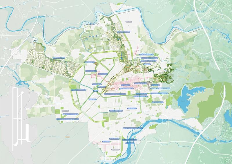 嘉義市整體發展藍圖。