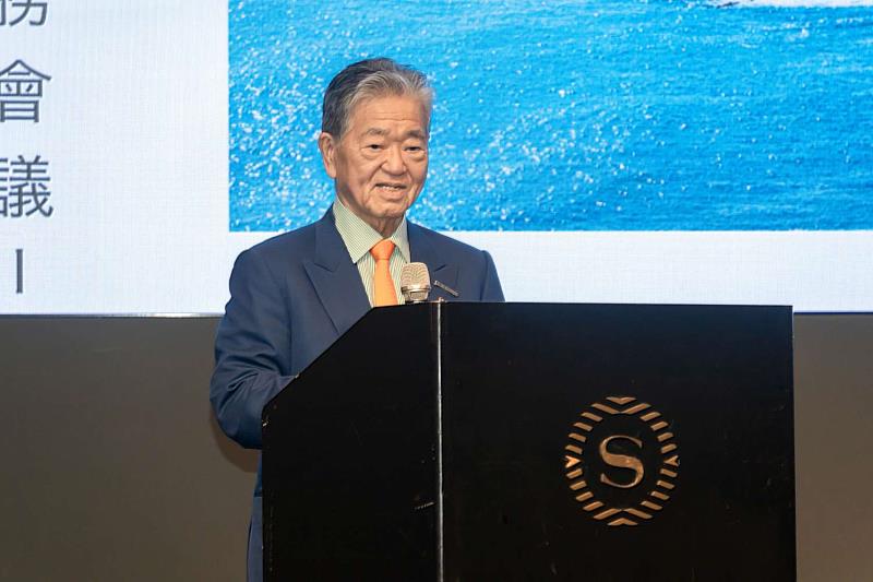 米良充典會長致詞。