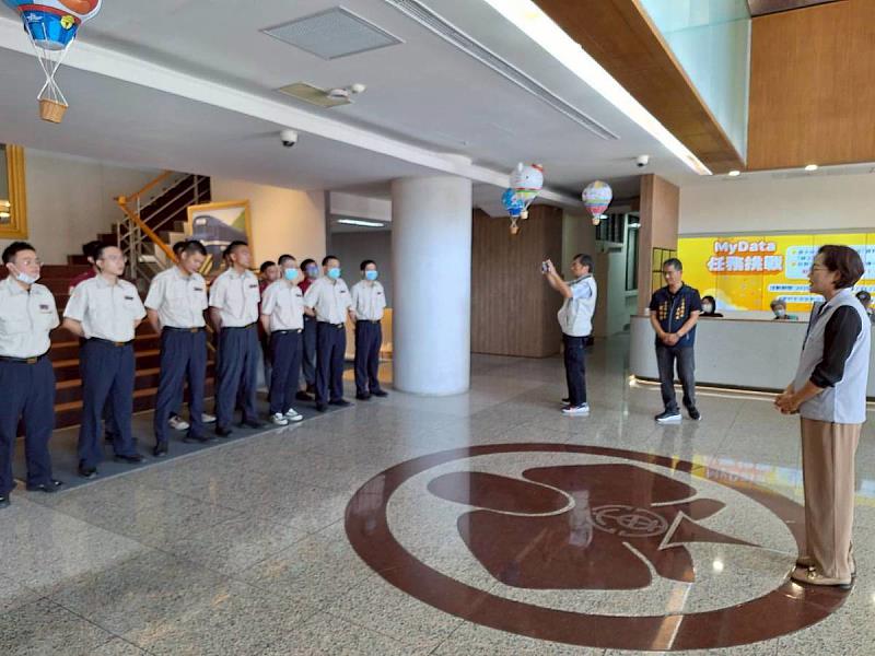 臺東替代役男組隊赴彰化參加內政部戶外訓練活動。 