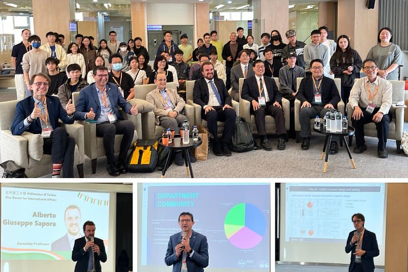 論壇中,杜林理工大學教授團分享該校在電動車動力系統、智慧電網、功率半導體、AI、資訊安全及航太技術的研究成果。