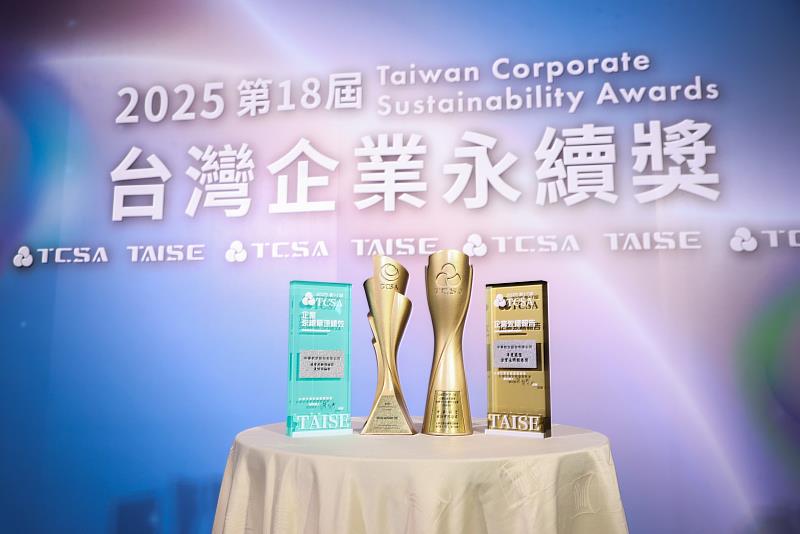 華航榮獲全球企業永續獎「永續報告書銀獎」、「服務業年度最佳報告書」、「台灣十大永續典範企業獎」、永續單項績效「氣候領袖獎」 與「社會共融領袖獎」。