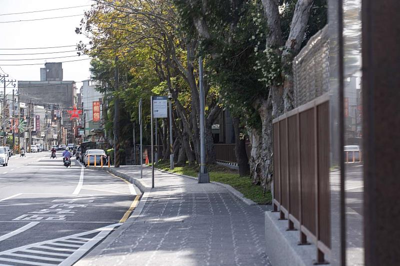 通學步道完工後，提供學子及居民安全友善的通行環境。