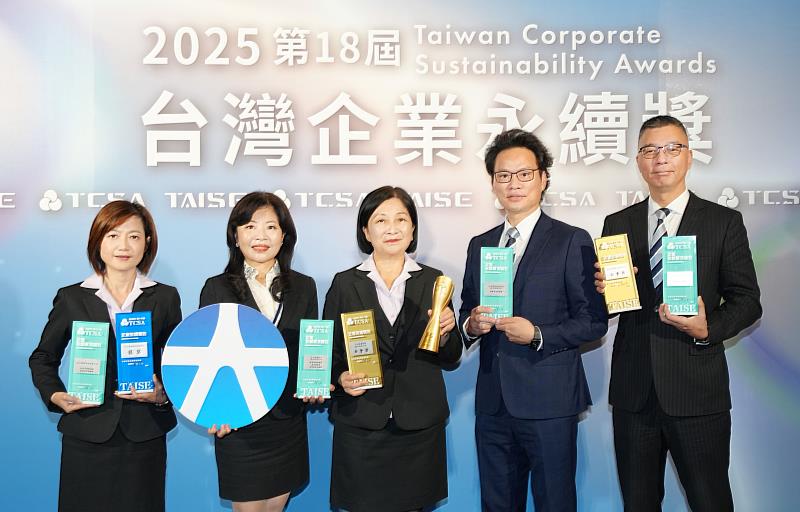 元大金控集團榮獲第18屆TCSA共11項大獎肯定。