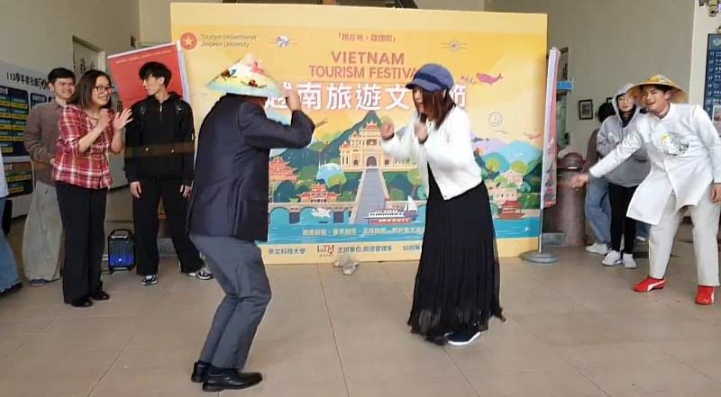 景文科大旅遊系「越南旅遊節」 傳統工藝x流行神曲文化交流