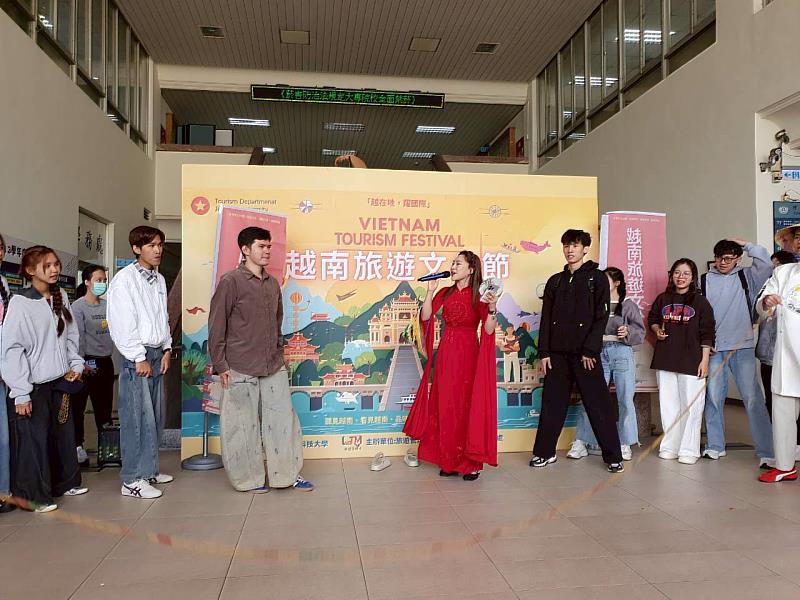 景文科大旅遊系「越南旅遊節」 傳統工藝x流行神曲文化交流
