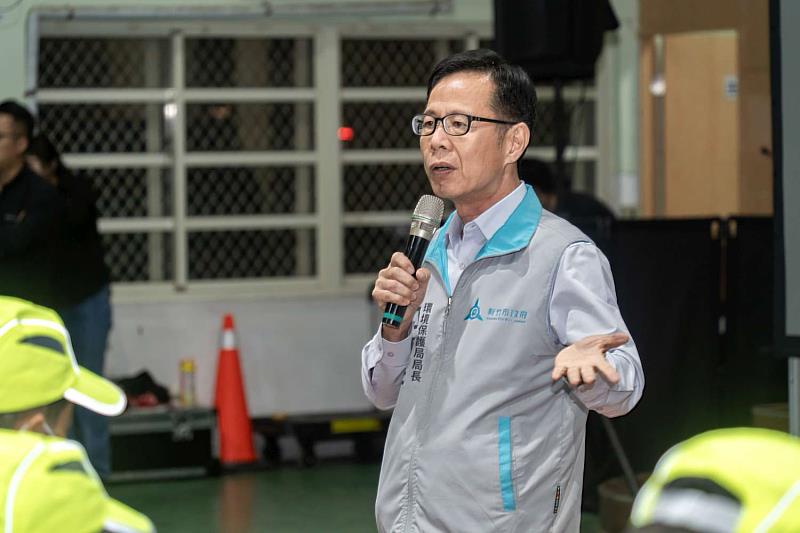 環保局長江盛任分享實用節電技巧。