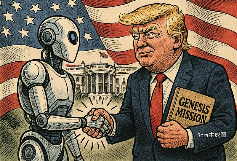 圖說：台經社評析 美國「創世紀任務計畫（Genesis Mission）」