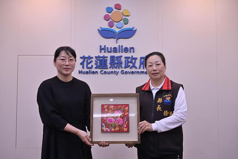 To strengthen tourism ties between Taiwan and South Korea, senior representatives from the Incheon Tourism Organization, Deputy Director Chae Ja-Hee and Section Chief Kim Hye-Jeong, visited Hualien