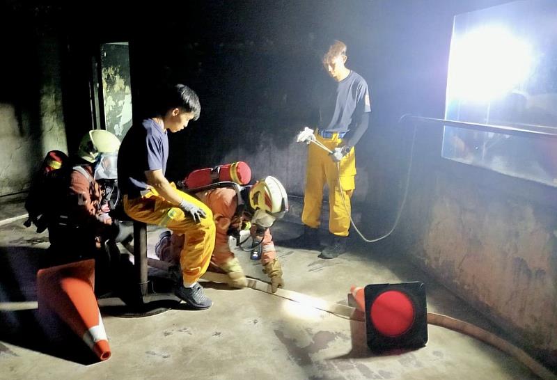 消防局於今（114）年順利完成火場生存普測。