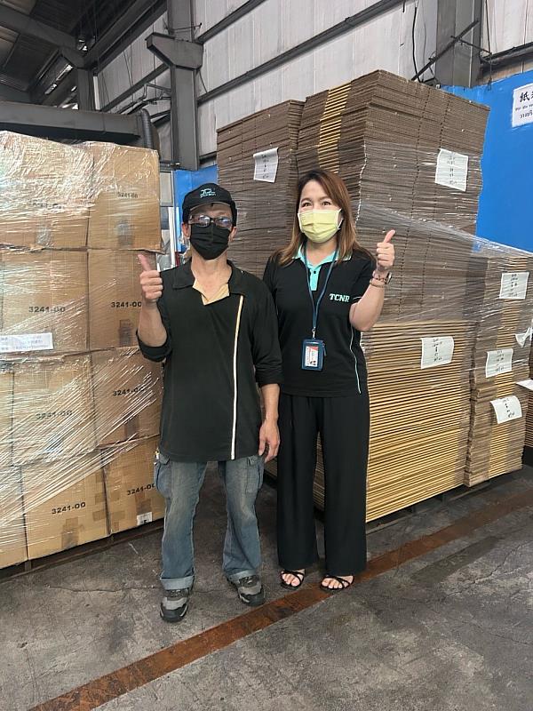 小蔡感謝中彰投分署員林就業中心就服員協助他失業後迅速找到工作。