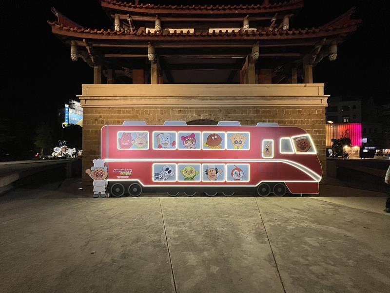 現場有多項打卡裝置相當吸睛。