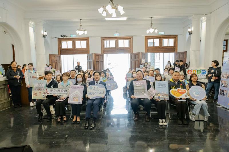 新竹市國際身障者日活動開跑，新竹市政府今日舉行記者會。