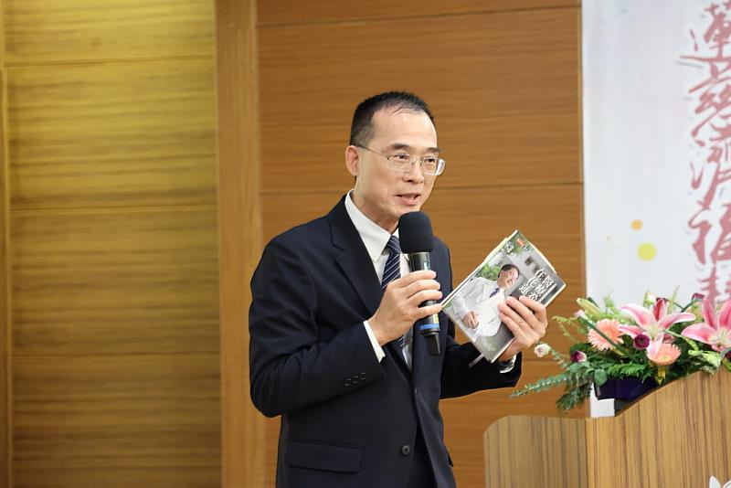 卸任天下文化社長後，林天來以慈濟人文志業品牌長推廣慈濟醫療特色。