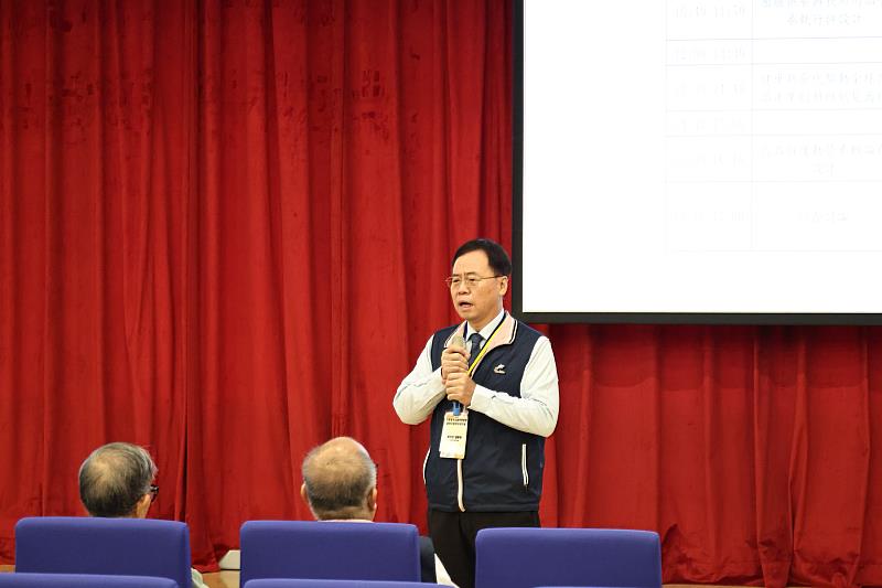 中華民國肉品協會理事長黃存后希望藉由研討會交流提升銀髮族飲食品質的可能性。