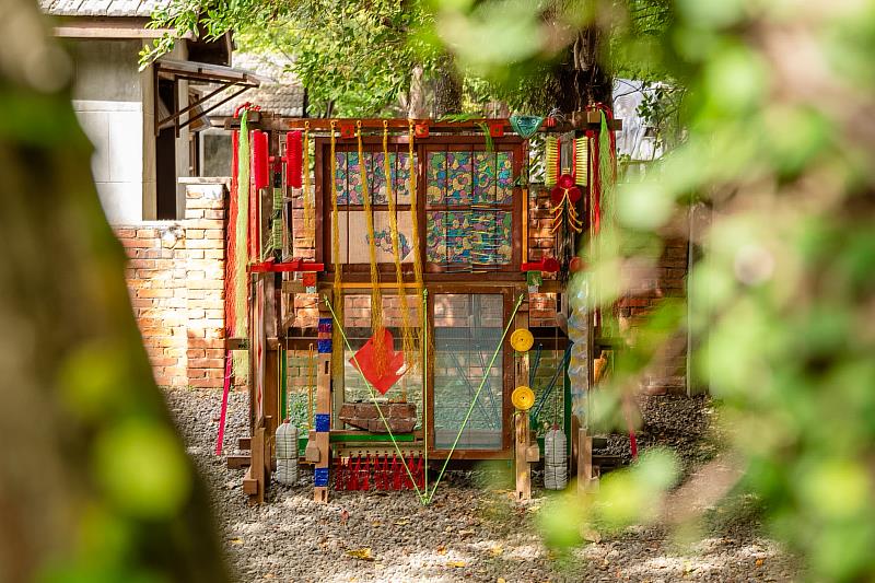 展覽作品《紅色滋味－大門》。