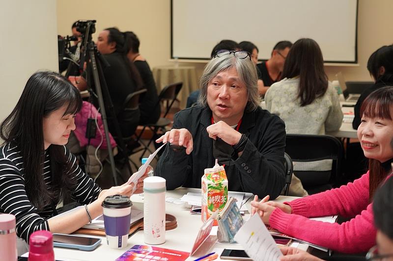 五組學員圍繞五大議題，進行分組討論並輪番發表。