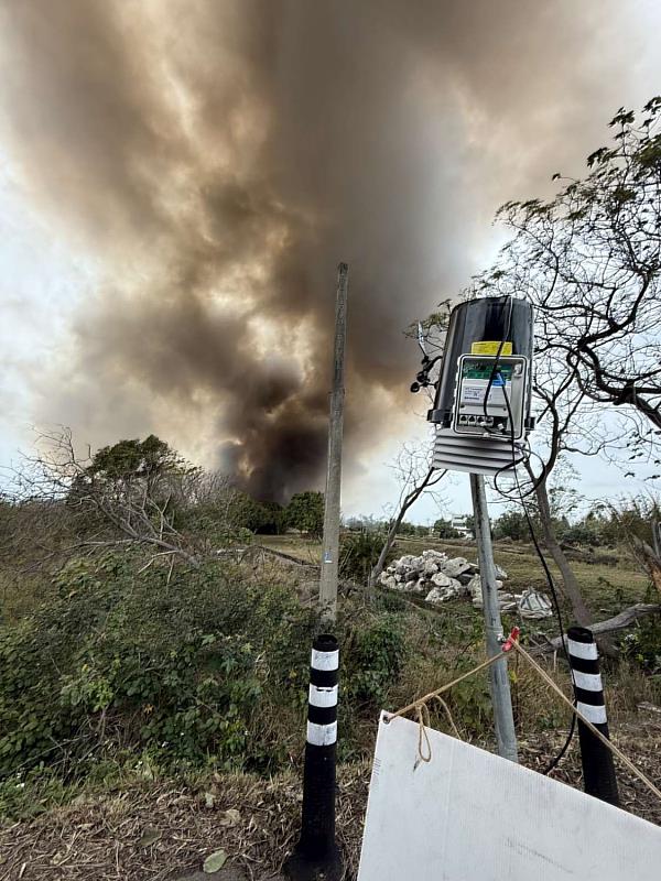 火災事件下風處監測