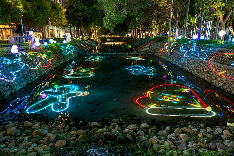 舊城區光環境造景。
