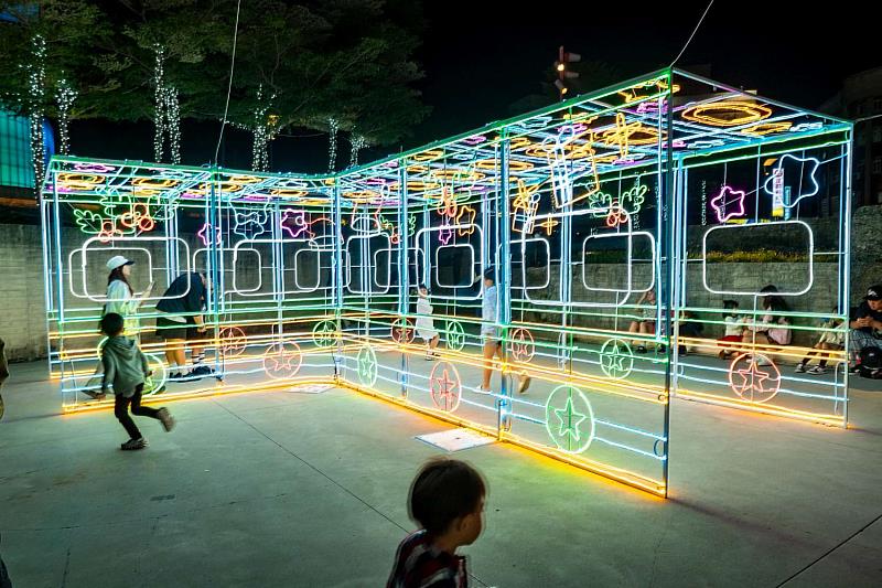 舊城區光環境造景。