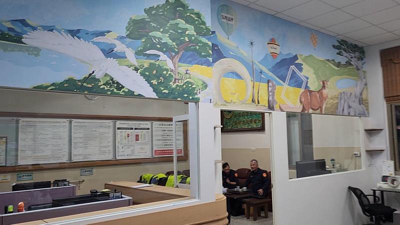臺東縣關山警分局空間大變身