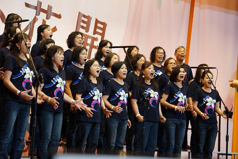 客家歌謠中區場跨世代共響傳承，優等獎優樂合唱團。