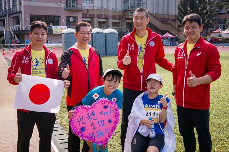 前世界紀錄保持人日本選手仲田光穂是女子組冠軍。