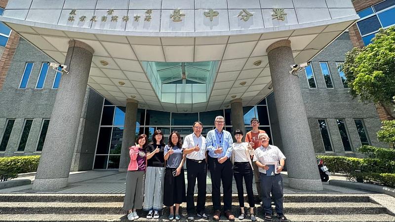 光林智能科技至臺中分署說明自提案規劃。