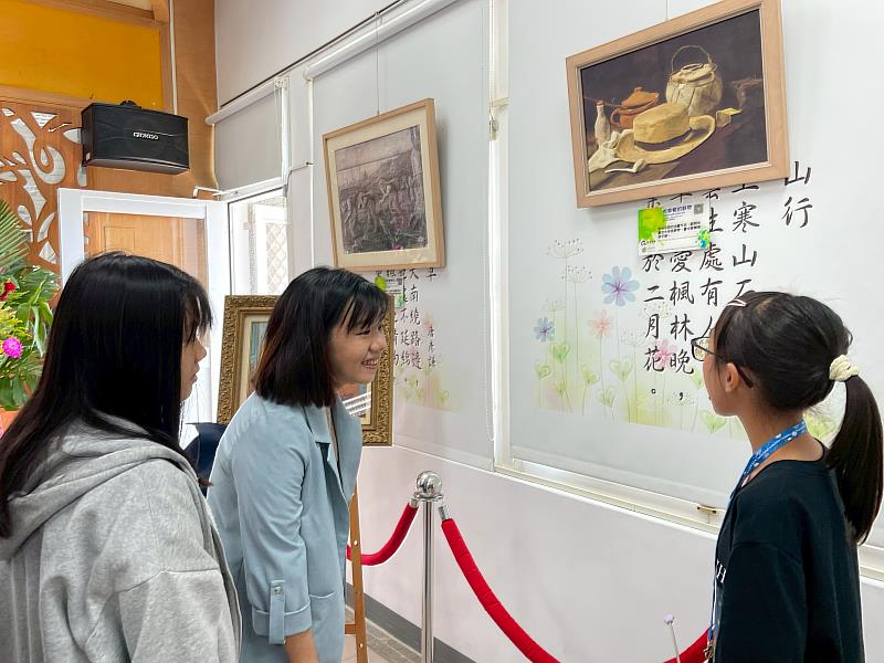 廣達「游於藝」校園巡迴展 嘉義縣12校同盟展聯合開幕