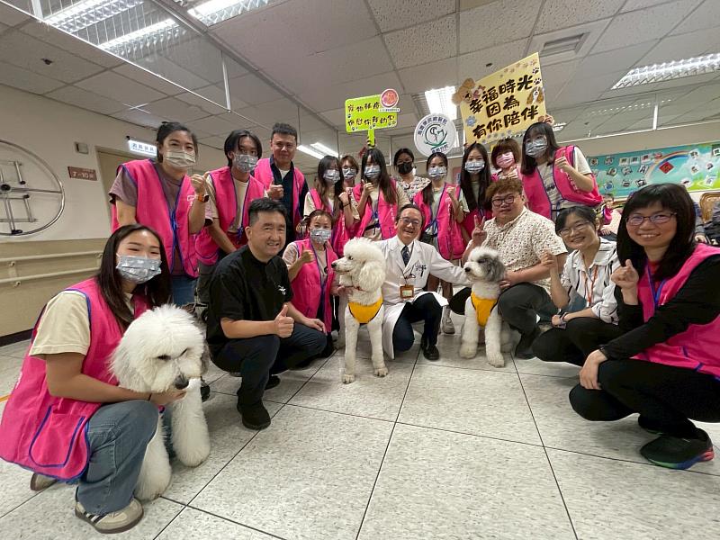 大仁科大高榮南院附設精護，萌寵療癒