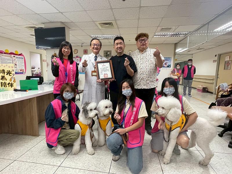 大仁科大高榮南院附設精護，萌寵療癒