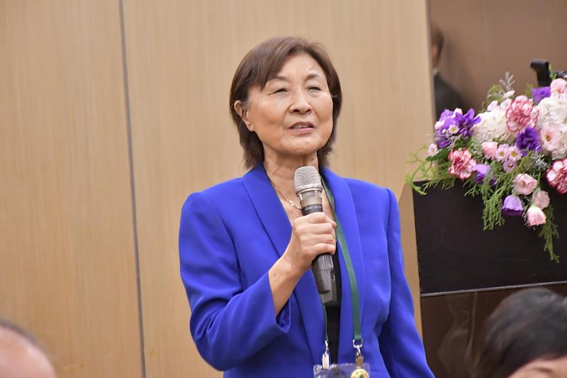 共同團長、聖地牙哥臺美基金會執行長歐春美致詞。