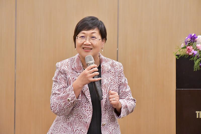 僑務委員會委員長徐佳青致詞。