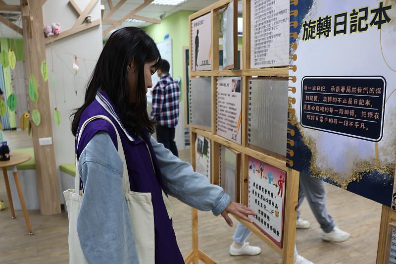展區「旋轉日記本」翻轉的不只是記憶，還有會員日常中每一段的不平凡。