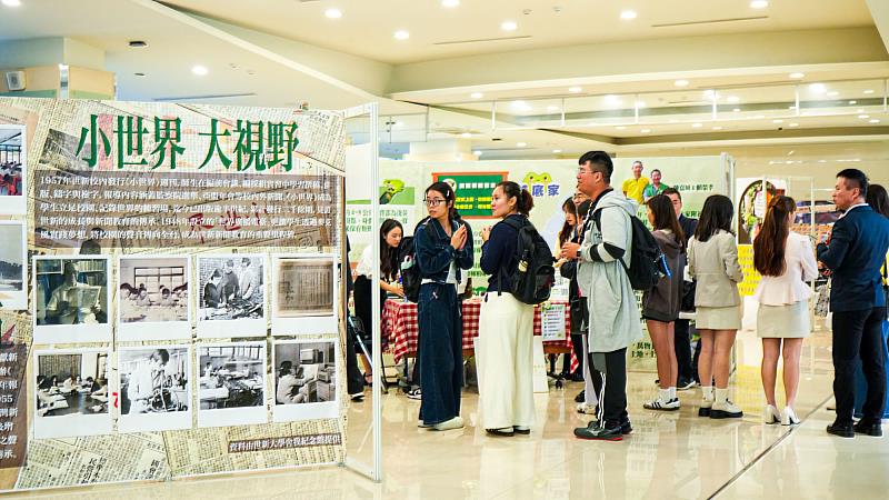 世新大學新聞學系111級畢業製作展《留聲•留影•留心》為期兩天，精彩呈現新聞人的創意與堅持。（世新大學提供）