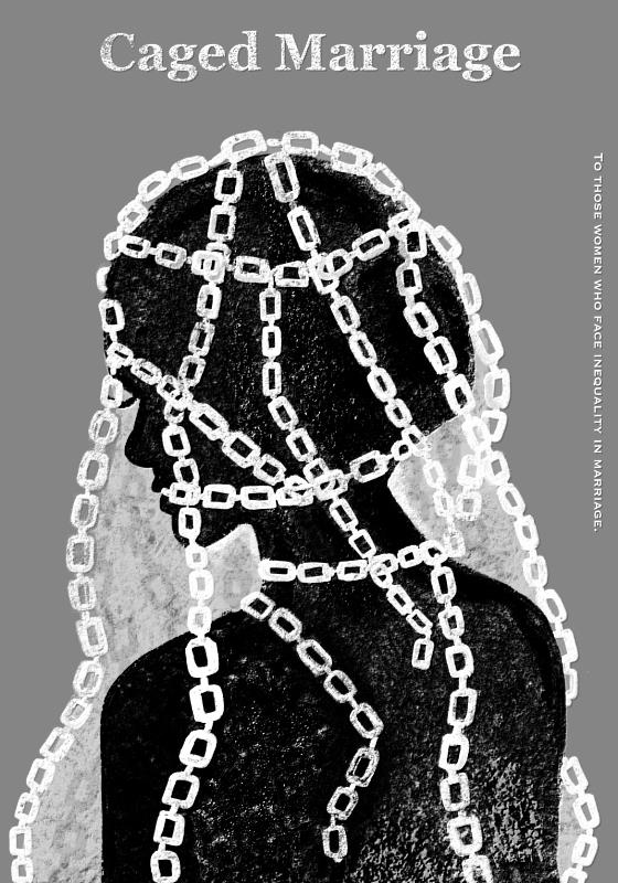 亞大數媒系楊千逸同學，海報作品《Caged Marriage》（籠中婚姻），一舉奪下「2025臺灣國際海報設計獎」（TIGDA）A類特定主題類「金獎」和優勝獎、「日本JAGDA國際學生海報設計獎」的評審委員獎。