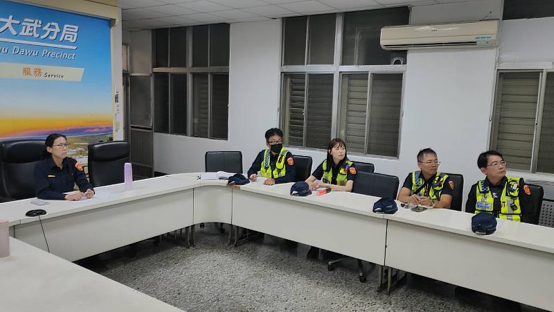 守護用路安全 臺東縣大武警分局執行年末交通大執法