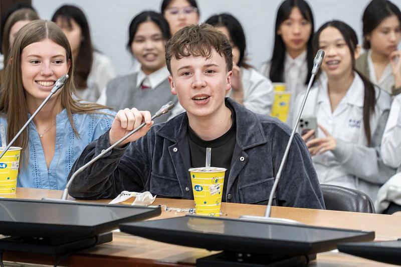 德國學生分享來訪心得。