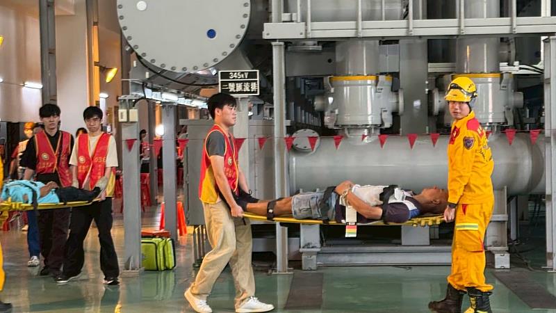 役男參與城市韌市防衛動員演習圖。