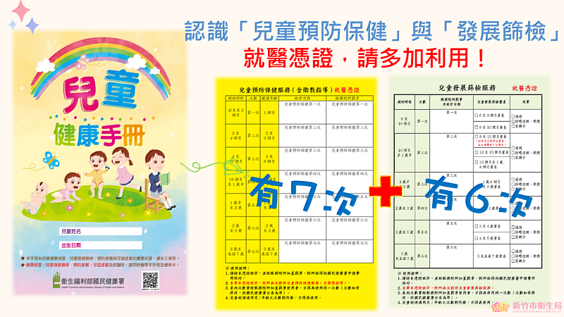 兒童預防保健與發展篩檢就醫憑證EDM