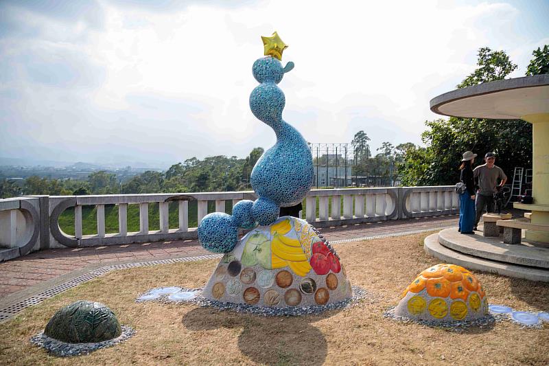 仁義潭全新地標「樂山樂水」揭幕 青銀世代共創家鄉記憶