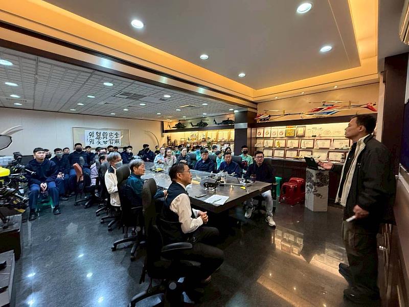 洪俞安副理講解無人機原理及應用