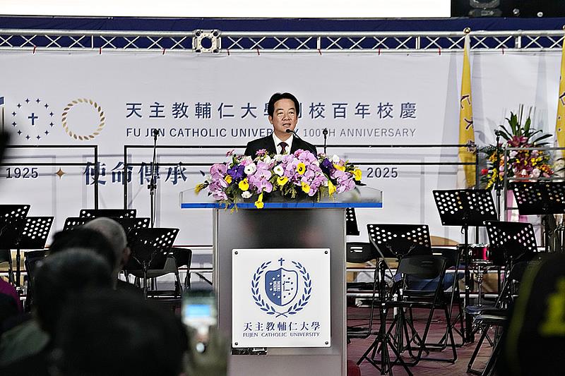 賴清德總統非常肯定與敬佩天主教會以及神職人員為臺灣長久以來的貢獻。