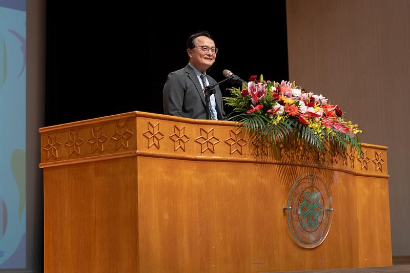 校慶典禮張傳育校長致詞